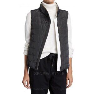 BRUNELLO CUCINELLI  Vest Jacket Coat Gray Monili Puffer XS 38  2